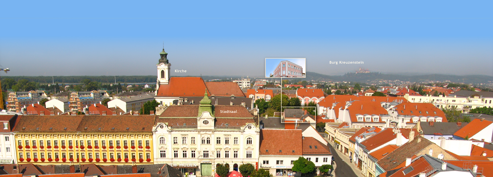 Hotel zur Sonne in Korneuburg, in der Nähe von Wien, Österreich